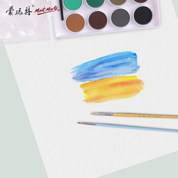 蒙玛特(Mont Marte)棉浆水彩纸180g 美术画画8K画纸儿童水彩颜料画画纸 加厚学生初学绘画色彩绘画纸MSB0087 速写 马克笔绘画 蒙玛特(Mont Marte)棉浆水彩纸180g 美术画画8K画纸儿童水彩颜料画画纸 加厚学生初学绘画色彩绘画纸MSB0087 速写 马克笔绘画