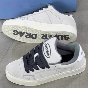 维伦凯小众原创鞋国潮女鞋冬季学生休闲百搭酒红色运动2023网红板鞋米