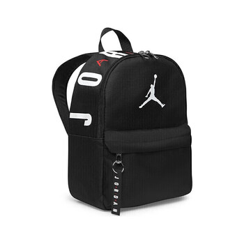 Jordan男女乔丹 聚酯纤维 书包背包 经典大Logo双肩包DV5304-010黑 均码
