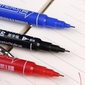 英雄(HERO)记号笔专业手绘勾线笔 漫画勾线 制图用马克笔描图 速写 快干10支装-883蓝色 英雄(HERO)记号笔专业手绘勾线笔 漫画勾线 制图用马克笔描图 速写 快干10支装-883蓝色