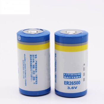正鑫远 ER26500 2号3.6V 流量计计量表煤气表燃气表仪表锂电池带插头/带引线(2个) 正鑫远 ER26500 2号3.6V 流量计计量表煤气表燃气表仪表锂电池带插头/带引线(2个)