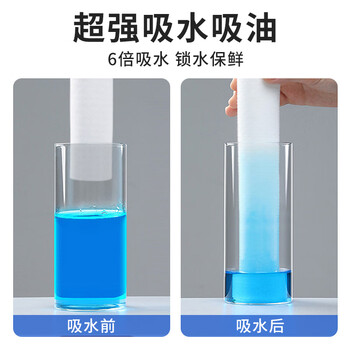 蓝赛斯厨房吸水纸生鲜牛排三文鱼刺身鱼生专用食品级20*21cm*100片2包