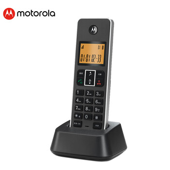 摩托罗拉（Motorola）录音电话子母机子机  可录音  钢琴烤漆 语音报号 需配合主机使用  C7501RHC子机
