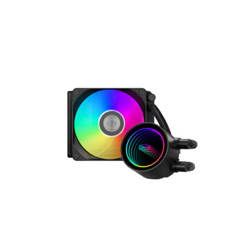 超频三（PCCOOLER）巨浪120 DA120 CPU一体式水冷散热器ARGB/幻彩灯光/一体式/支持1200/1700/AM5/标配硅脂