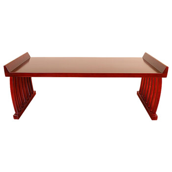 杼慧雅居仿古幼儿园国学桌椅实木中式书法桌子绘画写字培训班马鞍课桌