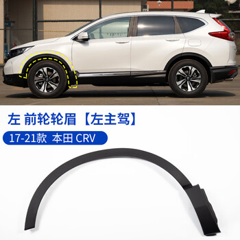 岢焱用于17 18 19 20 21款本田crv前后轮眉车轮装饰板叶子板防擦板