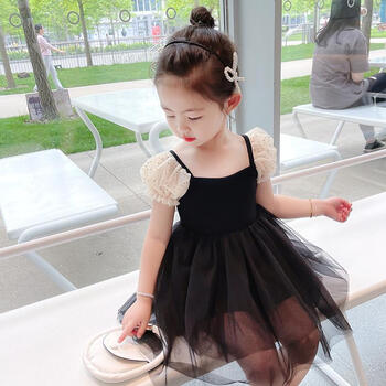 半女宝宝夏装中小童小公主裙幼童4一5岁女孩衣服蓬蓬纱裙新款夏天洋气