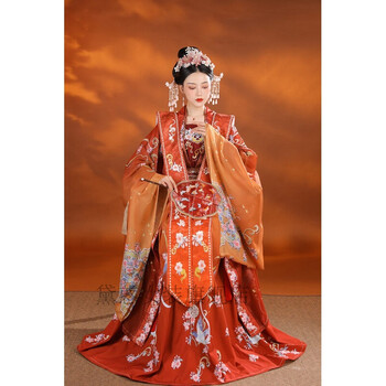 黛惑凤冠霞帔整套婚纱汉服女宋制婚服中式花嫁新娘春秋款好品质好看