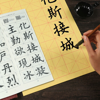 天天练(Tiantianlian)初学者毛笔书法套装 中楷小楷狼毫兼毫毛笔墨汁文房四宝套装 TN-0457