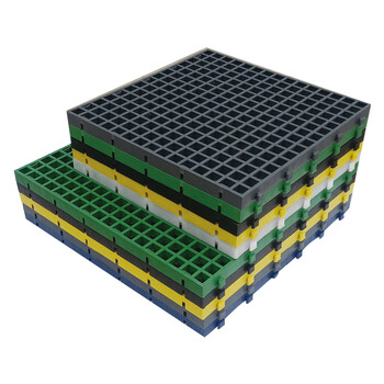 塑料拼接格栅洗车店场地沟网格板厨房鸽舍树篦子方格盖板地垫 蓝色长