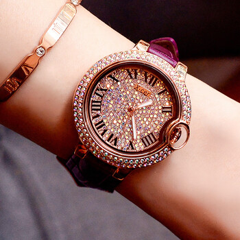 天然钻石满天星手表经典大气时尚手表女镶钻奢华水钻防水女士手表钢带