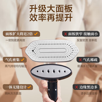 苏泊尔（SUPOR）【专业屏显】立式挂烫机40g/min大蒸汽2L水箱家用熨烫机大功率手持熨斗机商用EGU-206A团购礼物