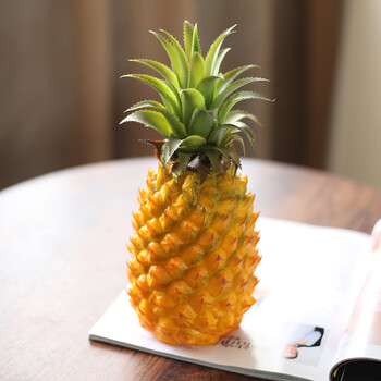 古达 仿真菠萝凤梨餐桌摆件摄影道具模型假水果画室客厅家居饰品节日