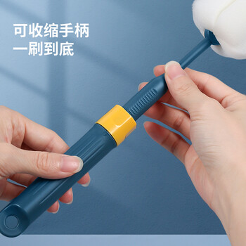 毕亚兹 可伸缩洗杯刷神器 长柄奶瓶刷水壶刷水杯刷海绵清洁保温杯小刷子
