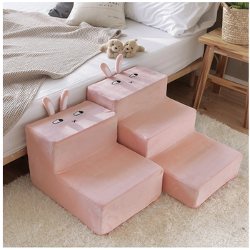 狗狗楼梯台阶宠物梯子宠物斜坡爬梯宠物台阶沙发阶梯宠物楼梯上床 粉