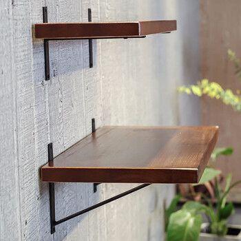 五一钜惠木板块搁板墙上置物架一字隔板墙面实木装饰搁板壁挂书架层板