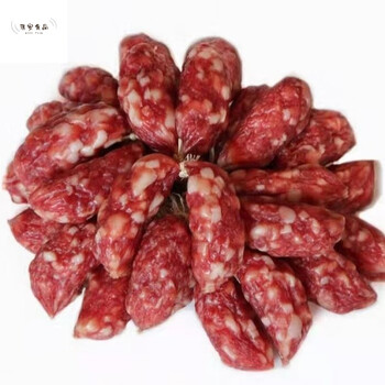 中山黄圃腊肠 东莞厚街腊肠咸味粒肠广式咸香肠散装腊肠咸香东莞肠