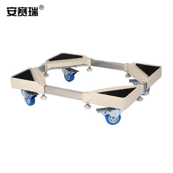 安赛瑞 镂空平板车乌龟车 周转箱小推车移动工具车台车 框架车搬运车 四轮底座手推车 单轮 载重100kg 24771