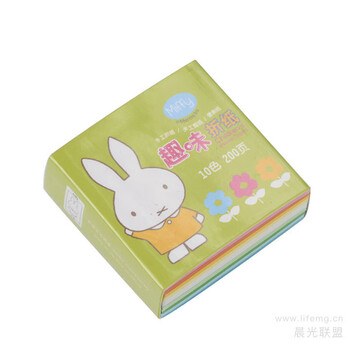 晨光（M&G）多功能65*65mm手工折纸10色400页学生剪纸diy创作彩纸卡纸叠纸 FPYNG458 1包装