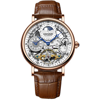 金诗顿 kimsdun直播金诗顿正品男士机械手表男表防水全自动机械表 玫