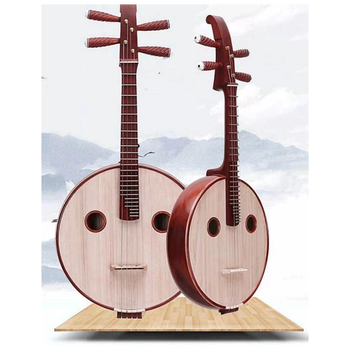 曲漾 中阮乐器红木专业花梨木酸枝儿童半度中阮琴初学者考级演出 儿童