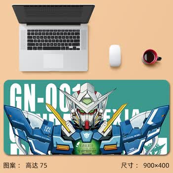 敢达高达鼠标垫超大动漫画电竞电脑垫子定制办公男生大游戏大号桌垫