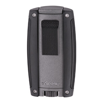 xikar西卡t系列雪茄打火机558防风可充气体直冲男士火机双火焰灰色