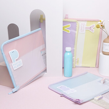 国誉(KOKUYO)淡彩星球·透明文件资料册办公收纳册文件夹  A4文件夹 字母V 1个 WSG-KUJ311V