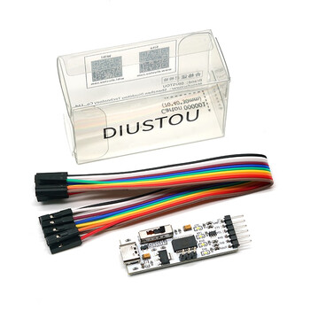 丢石头 USB转TTL串口模块 5V/3.3V/2.5V/1.8V UART电平 串口板 刷机板 FT232 Type-C接口