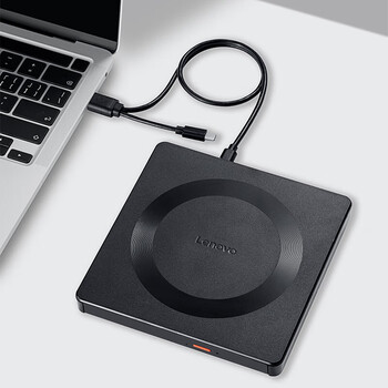联想（Lenovo）8倍速USB外置光驱刻录机 DVD光驱外置 移动光驱 笔记本电脑台式机便携外接光驱GP70 Pro