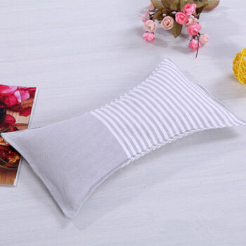 老粗布腰垫腰枕腰椎枕垫腰枕腰间盘突出靠垫枕荞麦枕头雪柯 腰枕:半灰