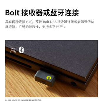 罗技（Logitech）大师系列 MX Keys Mini无线蓝牙键盘 高端办公智能背光 带接收器 商用版 石墨黑