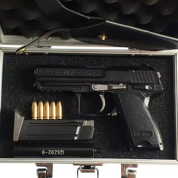 1205枪模usp仿人真拆卸模型金属抛壳枪合金枪全金属可拆不可发射抛壳