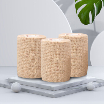 驰动弹力自粘绷带护手指拳击绑腿绑手脚踝运动弹性绑带3卷7.5cmx4.5m