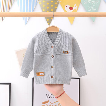 婴儿毛衣 0-1岁春秋新生婴儿开衫毛衣宝宝针织衫男女童小童外套0-1-2