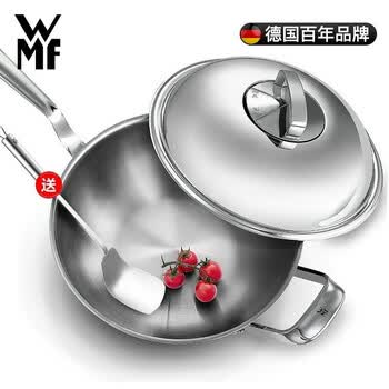 Wmf德国福腾宝wmf不锈钢炒锅无涂层炒菜锅轻油少烟不粘中式炒锅电磁炉天燃气煤气炉灶通用中式炒锅28厘米 图片价格品牌报价 京东