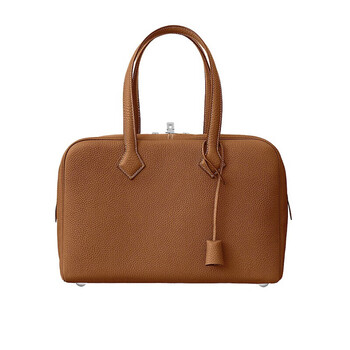 hermes爱马仕女士包简约气质时尚手提包公用商务休闲百搭手提袋 棕色