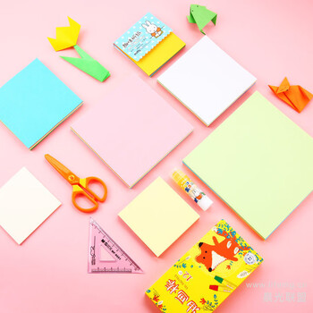 晨光（M&G）彩色卡纸手工折纸手工折纸176*176mm彩纸10色/120页剪纸卡纸FPYNQ761 1包装