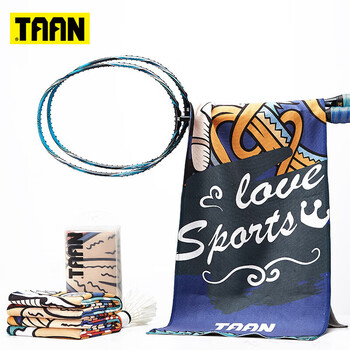 TAAN泰昂运动毛巾潮图羽毛球网球游泳健身吸汗纤维毛巾柔软透气SK26