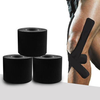 驰动【3卷】肌肉贴运动绷带弹力自粘肌内效贴拉伤胶带肌贴布5cmx5m黑 驰动【3卷】肌肉贴运动绷带弹力自粘肌内效贴拉伤胶带肌贴布5cmx5m黑