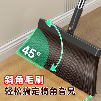 佳帮手扫把簸箕套装家用扫地扫帚两件套软毛旋转笤帚梳齿型畚箕