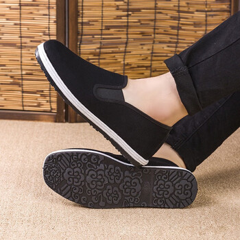 福美华(fumeihua)老北京布鞋男春夏秋 千层布加底片上线工作休闲鞋