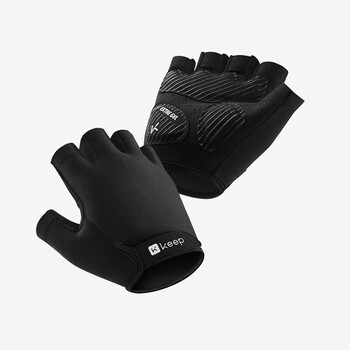 Keep健身手套男女凝胶立体掌垫运动器械训练骑行半指防滑护腕经典黑XL Keep健身手套男女凝胶立体掌垫运动器械训练骑行半指防滑护腕经典黑XL
