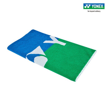 YONEX尤尼克斯运动毛巾棉质柔软吸汗浴巾AC1214CR蓝绿60*120CM YONEX尤尼克斯运动毛巾棉质柔软吸汗浴巾AC1214CR蓝绿60*120CM