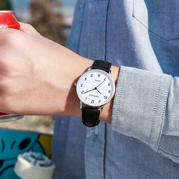 mreurio考试专用手表男女学生初高中公务员准时静音潮流韩版简约个性