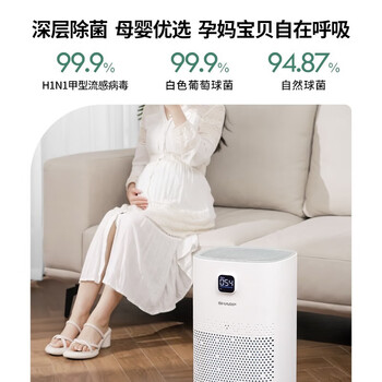 夏普空气净化器除甲醛除菌除异味二手烟除甲流H1N1母婴家用宠物除异味大卧室分解甲醛P60Z 夏普空气净化器除甲醛除菌除异味二手烟除甲流H1N1母婴家用宠物除异味大卧室分解甲醛P60Z