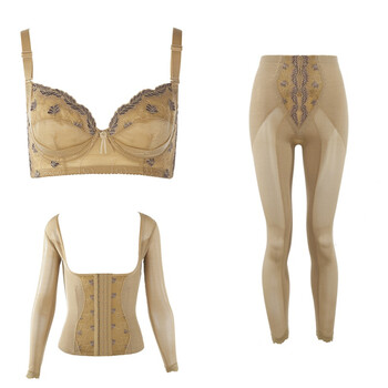 中脉美体塑身衣 内衣胸罩 laca身材管理器真美优品官方旗舰店正品