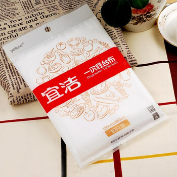 宜洁（yekee） 桌布一次性台布 餐桌野营50只量贩装120cmx180cm JD-7071