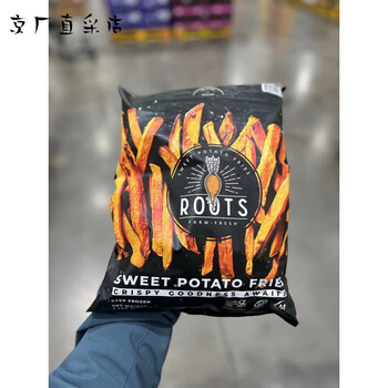 山姆会员商店山姆店代购甘薯冷冻薯条181kg美国红薯条烤箱空气炸锅