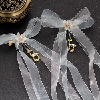 卡莫那古风超仙发带头绳子神鹿长飘带流苏发饰蝴蝶结丝带汉服发夹发带